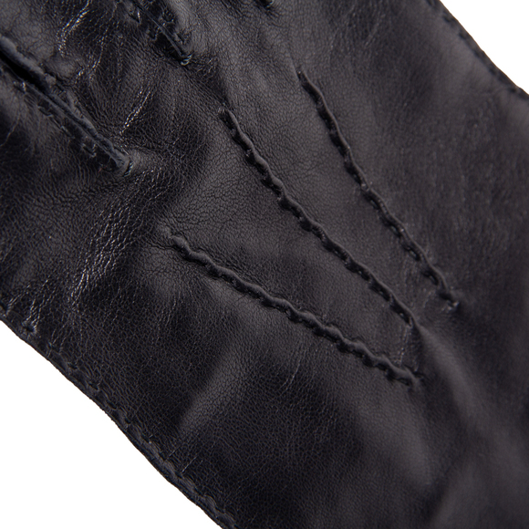 DENTS BLACK LEATHER GLOVES | MENS SIZE 9,5 - Picture 2 of 4